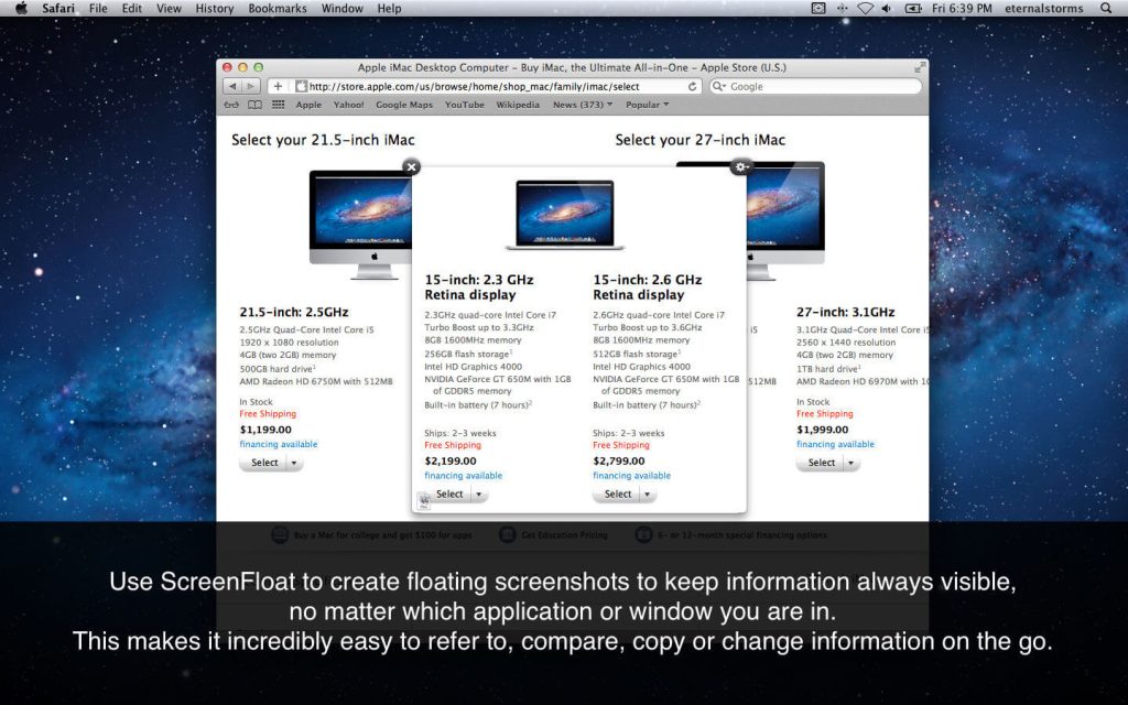 ScreenFloat for Mac Free Download