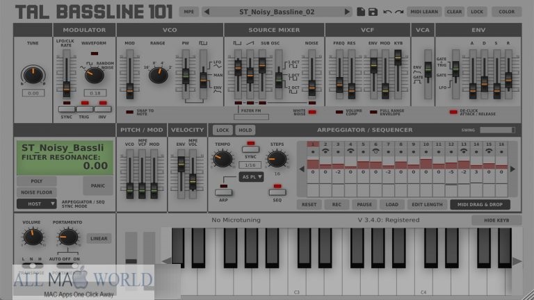 TAL BassLine 101 for Free Download