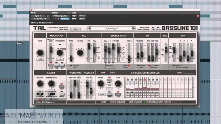 TAL BassLine 101 for Mac Free Download