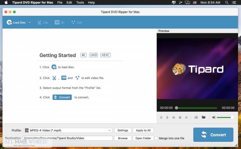 Tipard DVD Ripper for Mac 10 Free Download