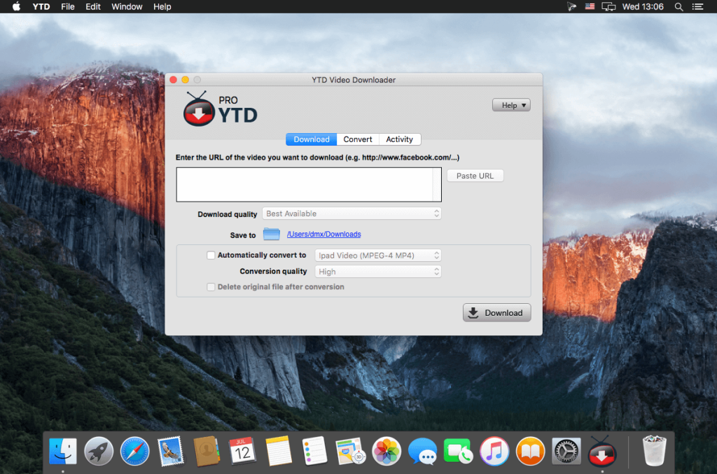 YTD Video Downloader PRO 4 for Mac Free Download