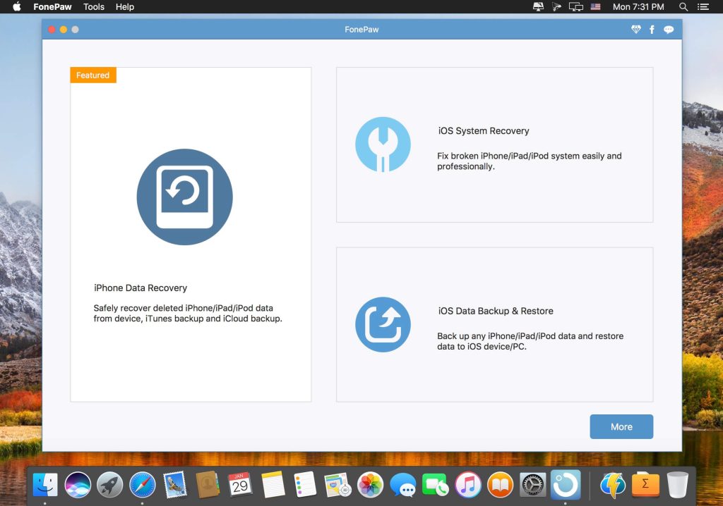 FonePaw iOS Data Backup and Restore 2022 for Mac Free Download