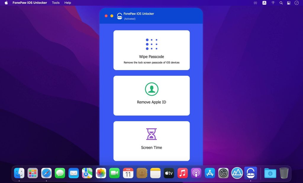 FonePaw iOS Unlocker 1.7 for Mac Free Download