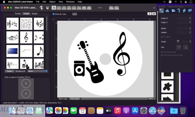 Mac CD DVD Label Maker 2 for macOS Free Download