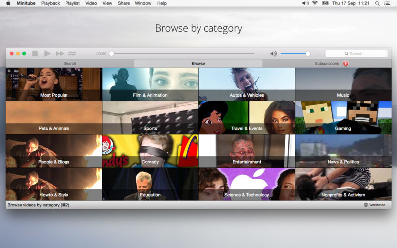 Minitube for YouTube 3 for Mac Free Download