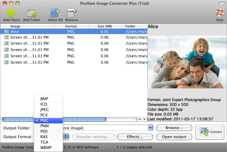 NCH Pixillion Image Converter Plus 8 for Mac Free Download