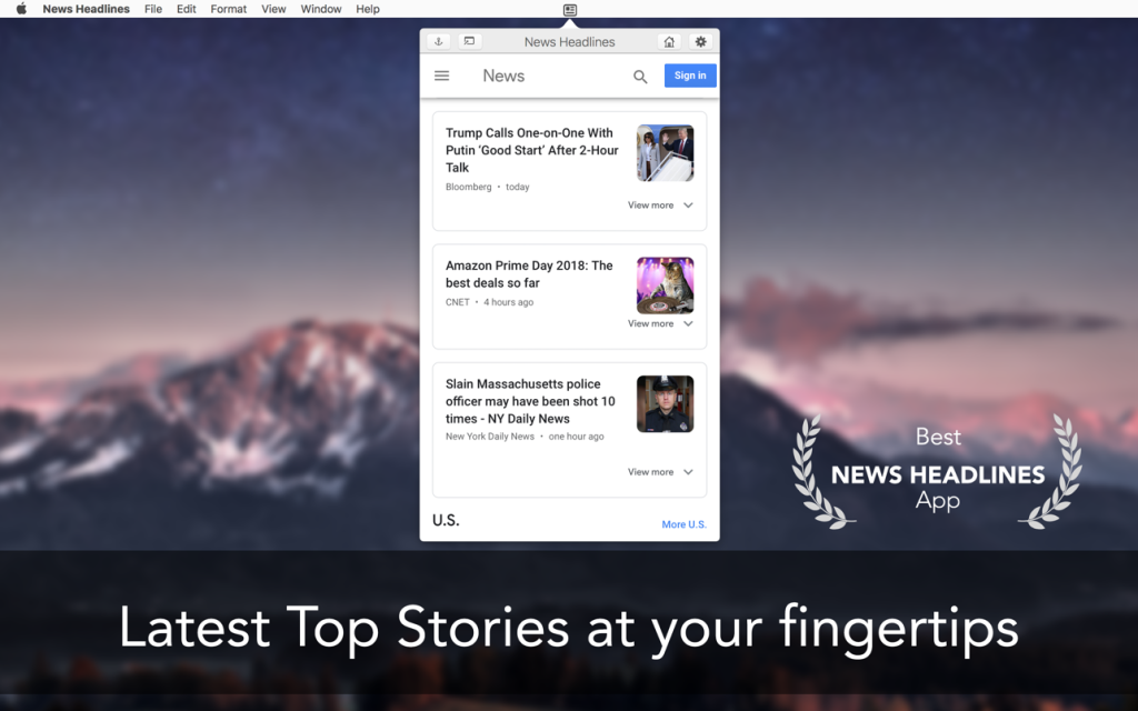 News Headlines 2022 for Mac Free Download