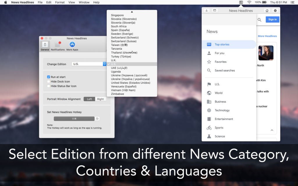 News Headlines 3 for Mac Free Download