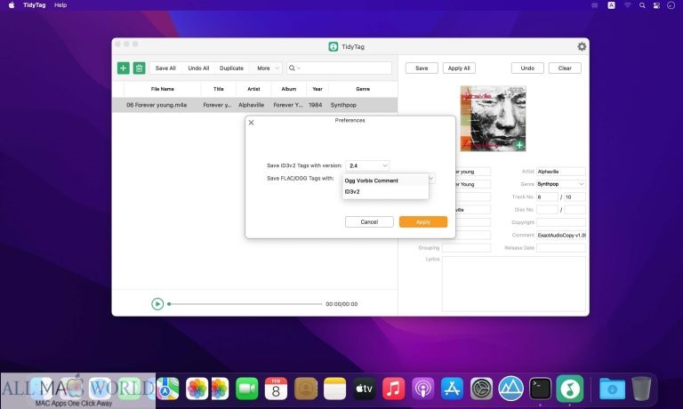 TidyTag Music Tag Editor 2 for Mac Free Download