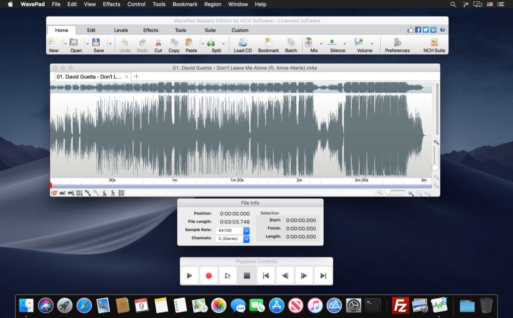 WavePad Masters Edition 2022 for Mac Free Download