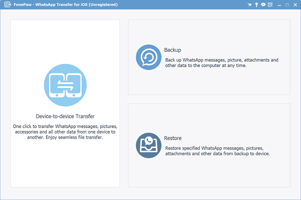 FonePaw WhatsApp Transfer for iOS Free Download