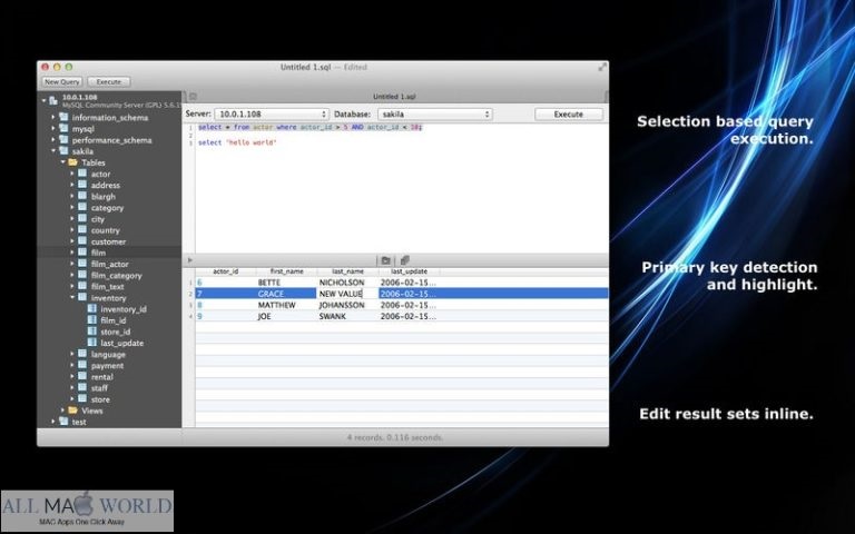 SQLPro for MySQL 2022 for macOS Free Download