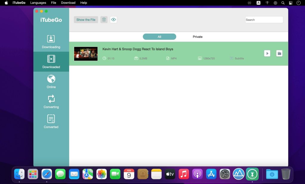iTubeGo YouTube Downloader 2022 for Mac Free Download