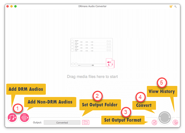 DRmare Audio Converter 2023 for Mac Free Download