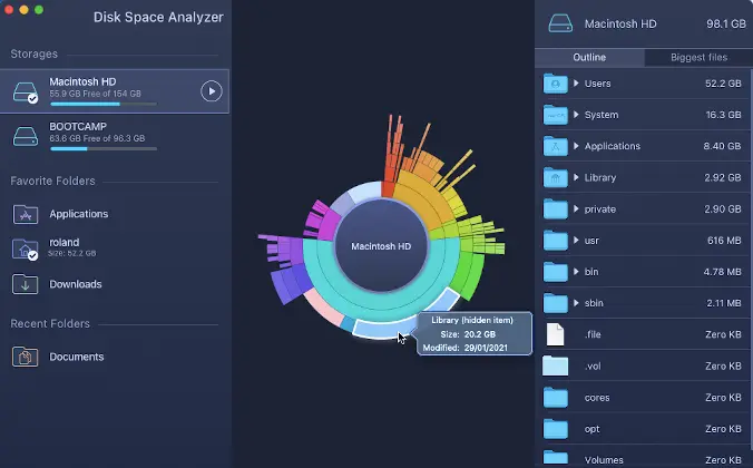 Disk Space Analyzer Pro 2022 for Mac Free Download