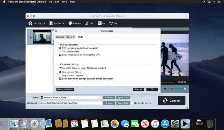 FonePaw Video Converter Ultimate 2022 for Mac Free Download