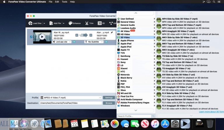 FonePaw Video Converter Ultimate 9 for macOS Free Download
