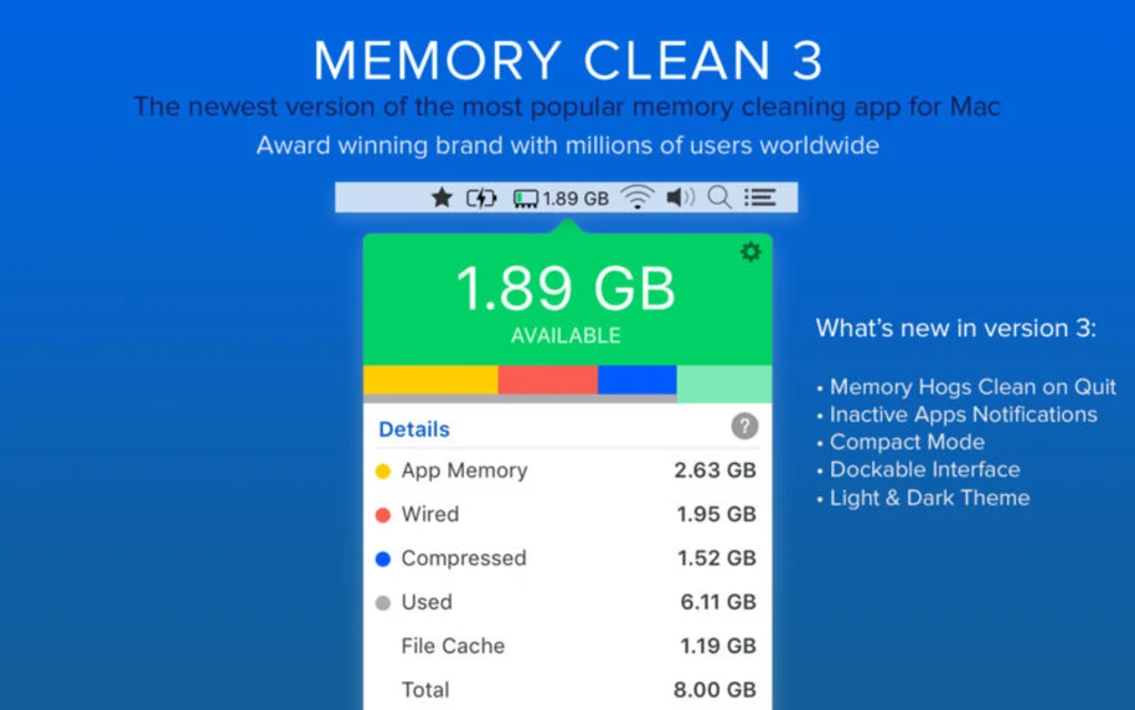 Memory Clean 3 for Mac Free Download