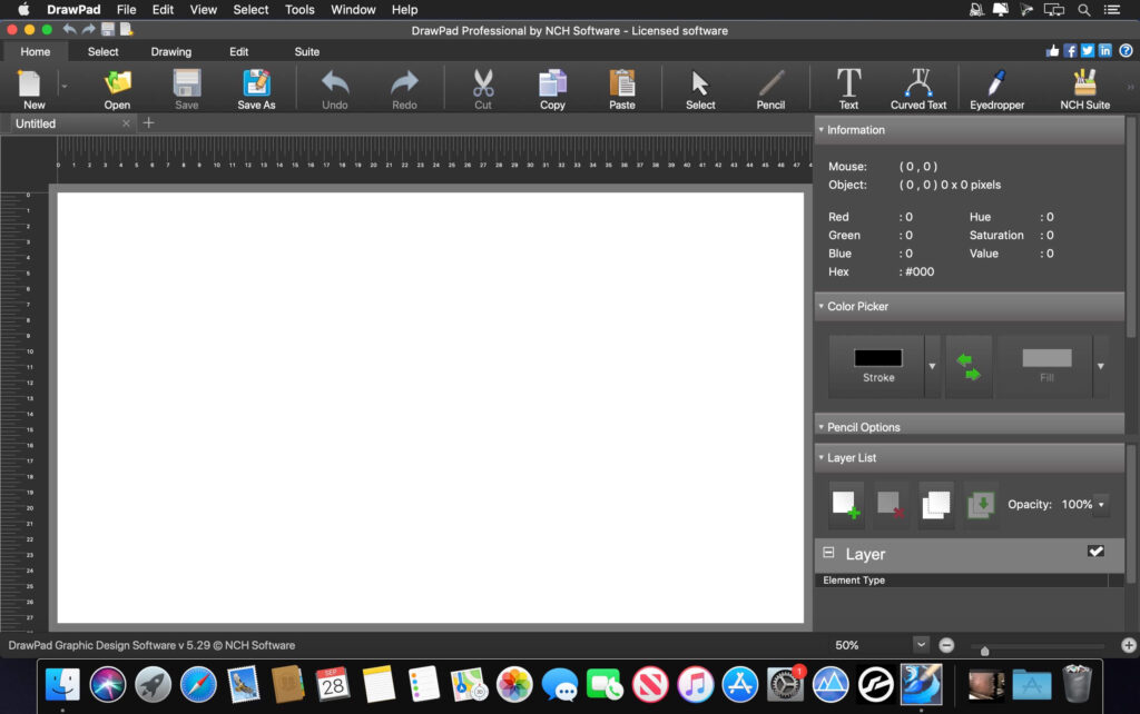 NCH DrawPad Pro 10 for macOS Free Download