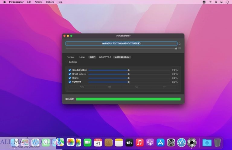 PwGenerator for macOS Free Download