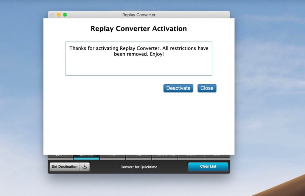 Replay Converter 3.0 for Mac Free Download