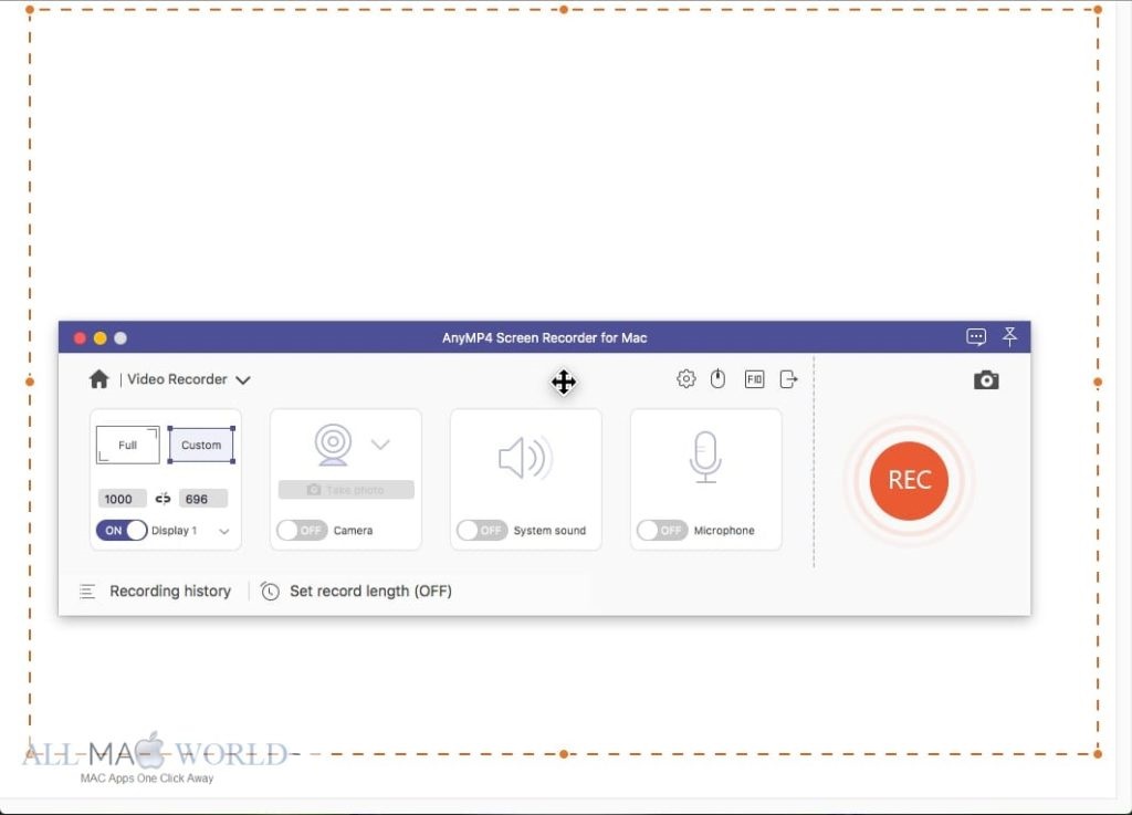 AnyMP4 Screen Recorder 2022 for Mac Free Download