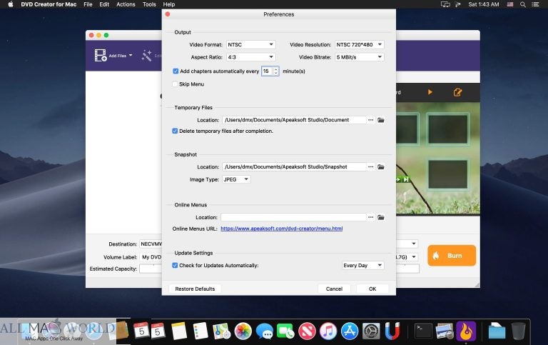 Apeaksoft DVD Creator for macOS Free Download