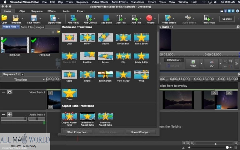 VideoPad Professional 11 for Free Download