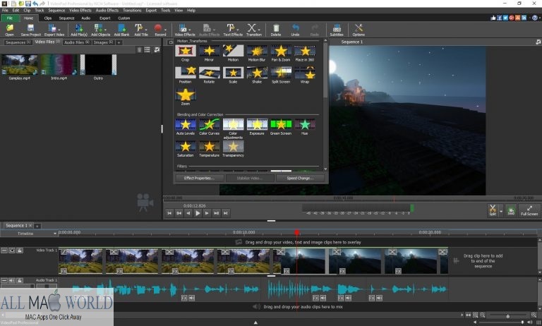 VideoPad Professional 12 for macOS Free Download