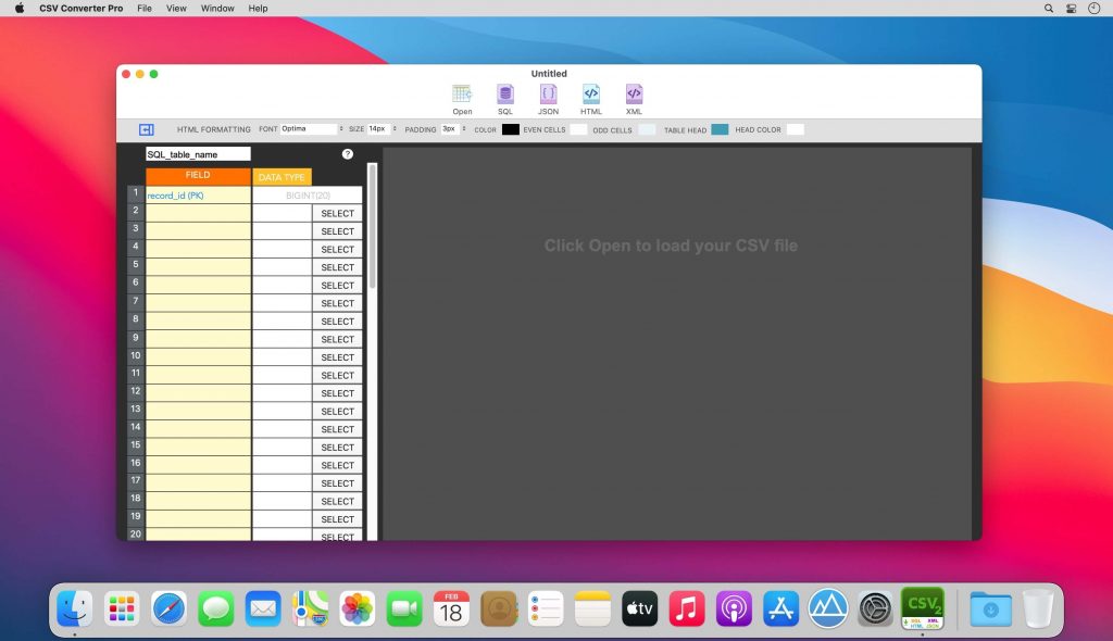 CSV Converter Pro 2 for Mac Free Download