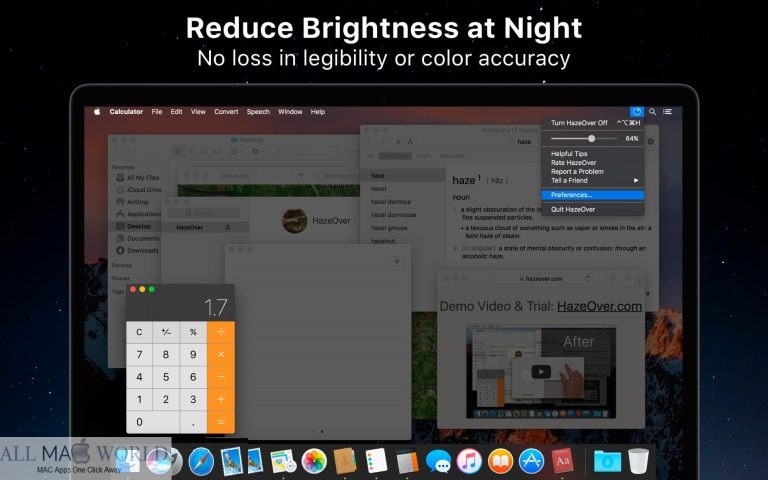 HazeOver for macOS Free Download