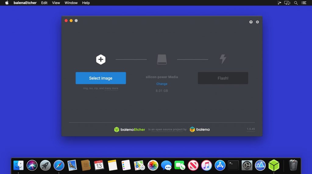 BalenaEtcher for Mac Free Download