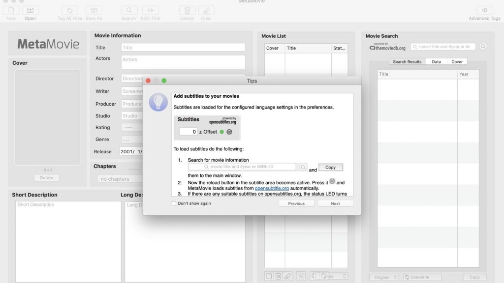 MetaMovie 2022 for Mac Free Download