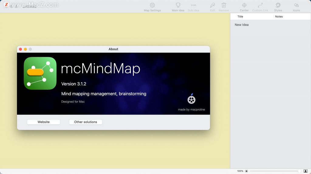 mcMindMap 2022 for Mac Free Download