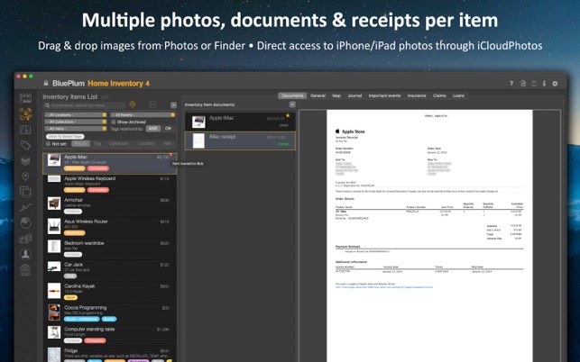 BluePlum Home Inventory 2022 for Mac Free Download