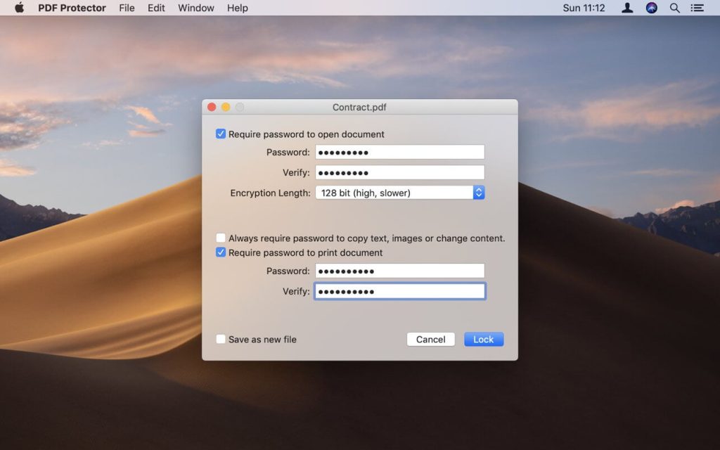 Download PDF Protector for macOS Free Download