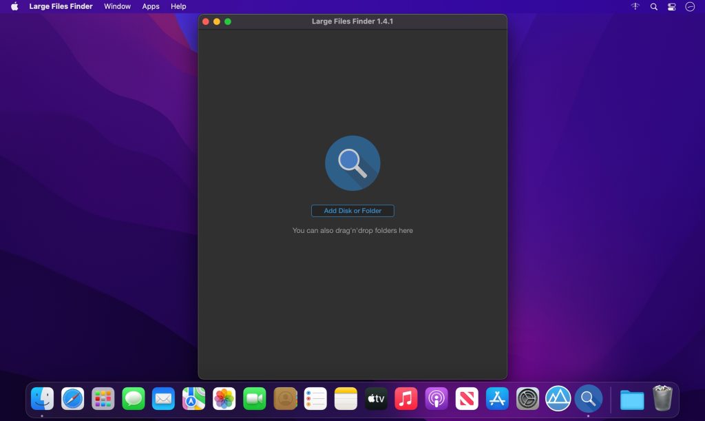 Large Files Finder for Mac Free Download