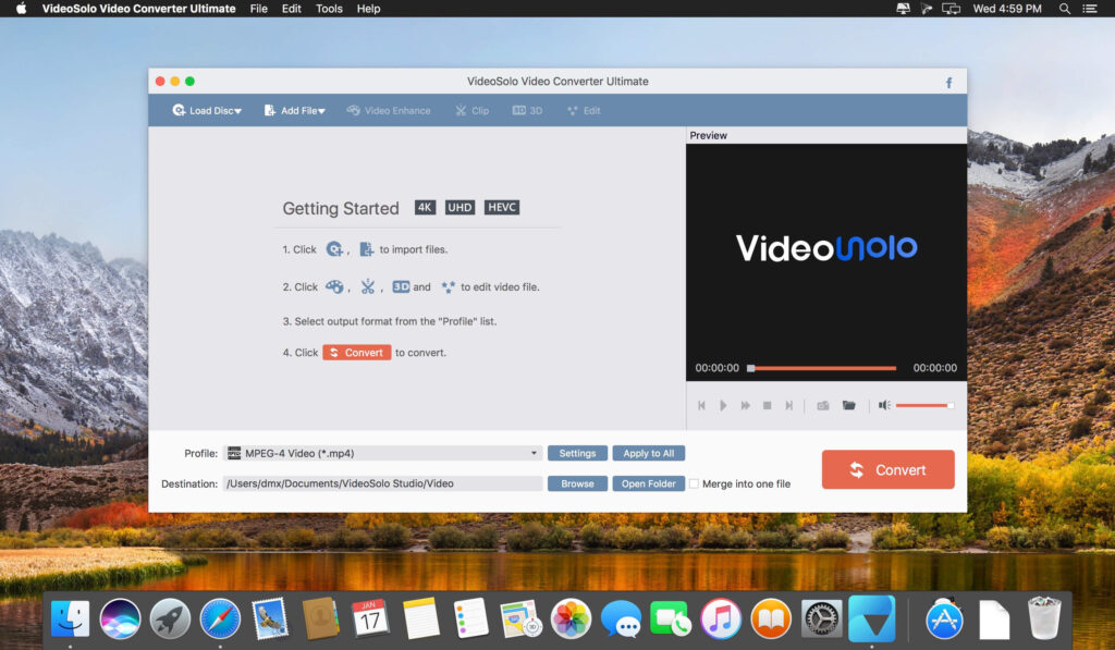 VideoSolo Video Converter Ultimate 2 for Mac Free Download