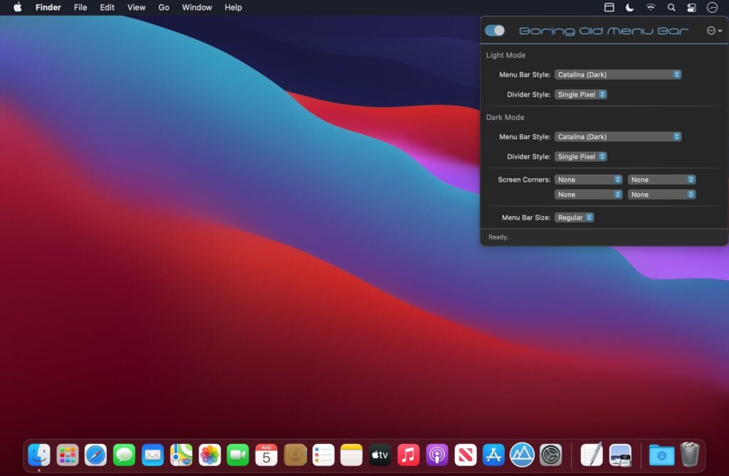Boring Old Menu Bar 2022 for Mac Free Download