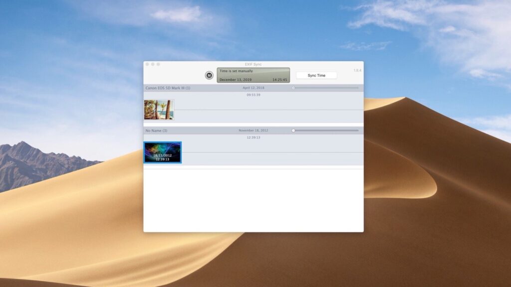 EXIF Sync 2022 for Mac Free Download