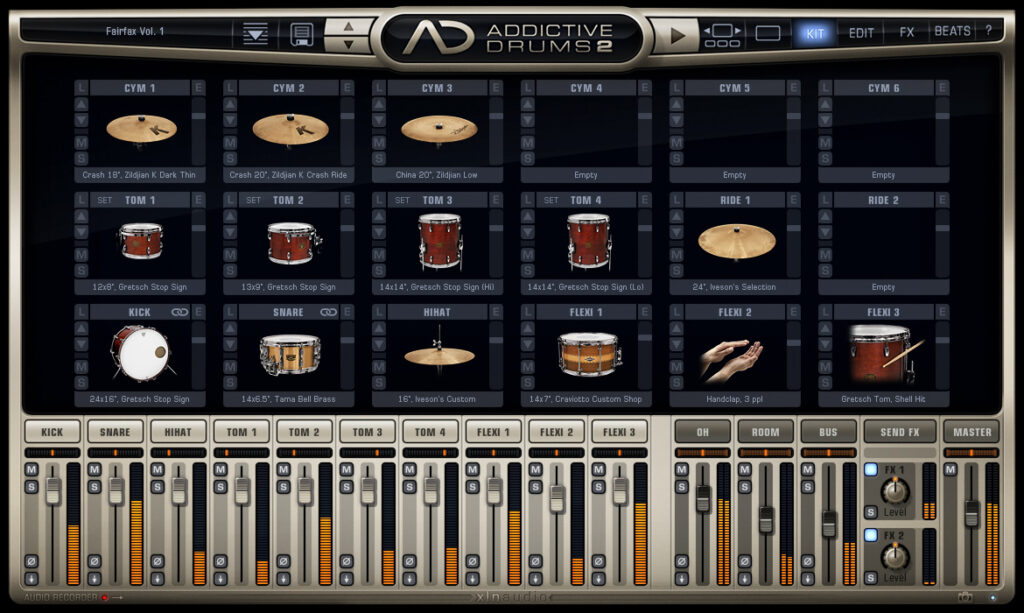 XLN Audio Addictive Drums 2022 for Mac Free Download