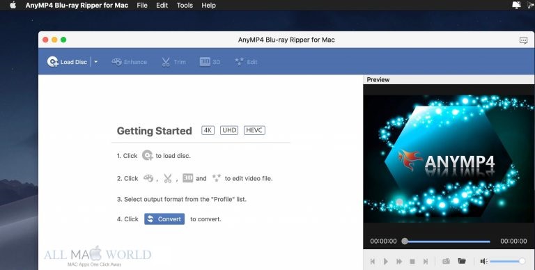 AnyMP4 Mac Blu-ray Ripper 9 for Mac Free Download