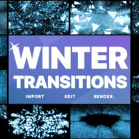 Download Videohive Winter Cartoon Transitions for FCPX