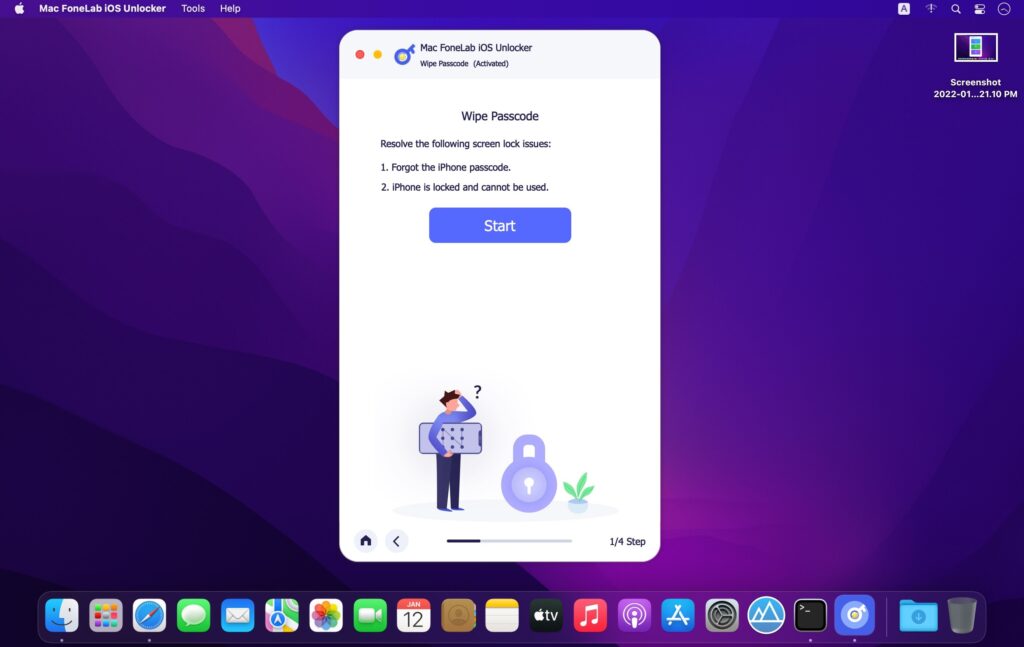 Mac FoneLab iOS Unlocker 2023 for Mac Free Download