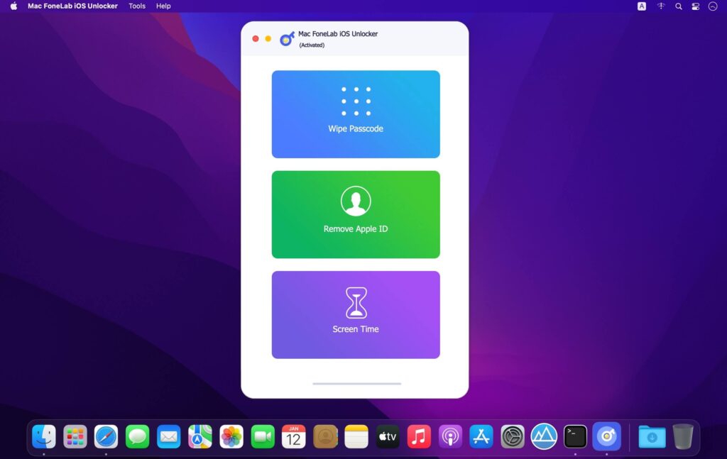 Mac FoneLab iOS Unlocker for Mac Free Download