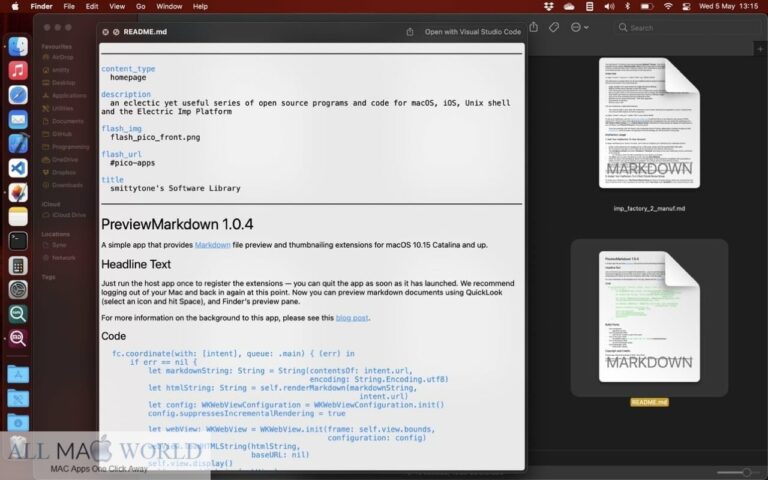 PreviewMarkdown 1.4.5 for Mac Free Download