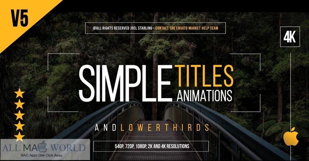 Videohive 30 Simple Titles for Final Cut Pro X V5 Free Download