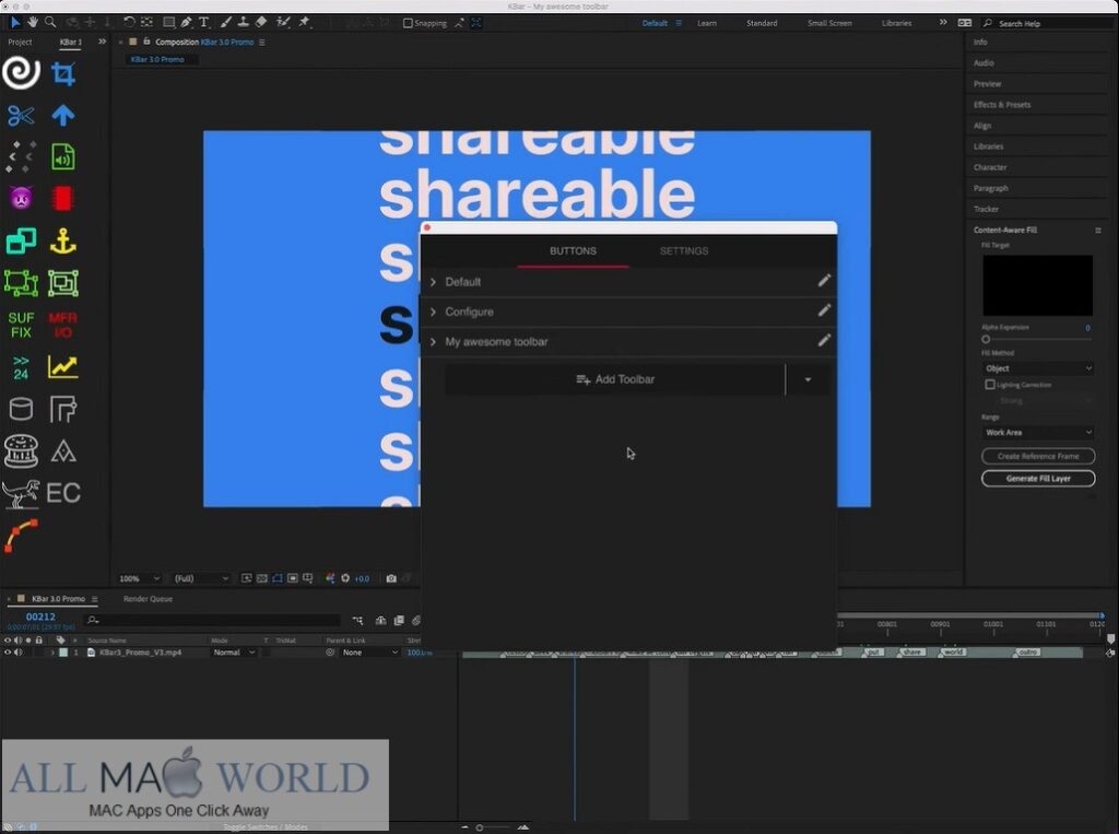 Aescript KBar 3 for Adobe After Effects Free Download