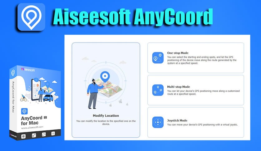 Aiseesoft AnyCoord for Mac OS Free Download