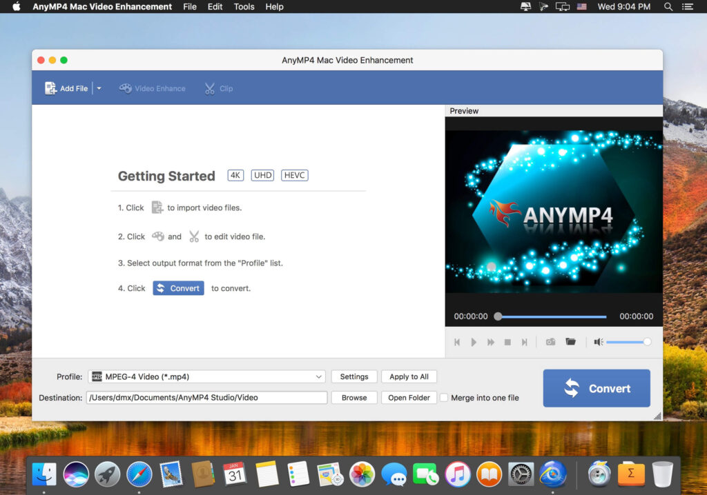 AnyMP4 Video Enhancement 8 for Mac Free Download